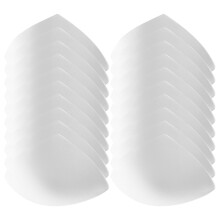 20Pairs Durable White Bra Sponge Pads for Nursing Bikini Swimsuit