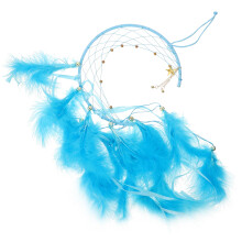 5Pcs Feathered Metal Dream Catcher Hanging Ornaments for Bedroom Decor
