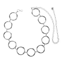 2St Modieuze Zilveren Taillekettingen Vrouwen Feestelijke Accessoires