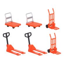 4Sets Mini Handkar Speelgoed Plastic Rood Lichtgewicht Decoratie