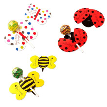 200St Feestelijke Gele Lollipop Kaarten Voor Kinderfeest En Decoratie