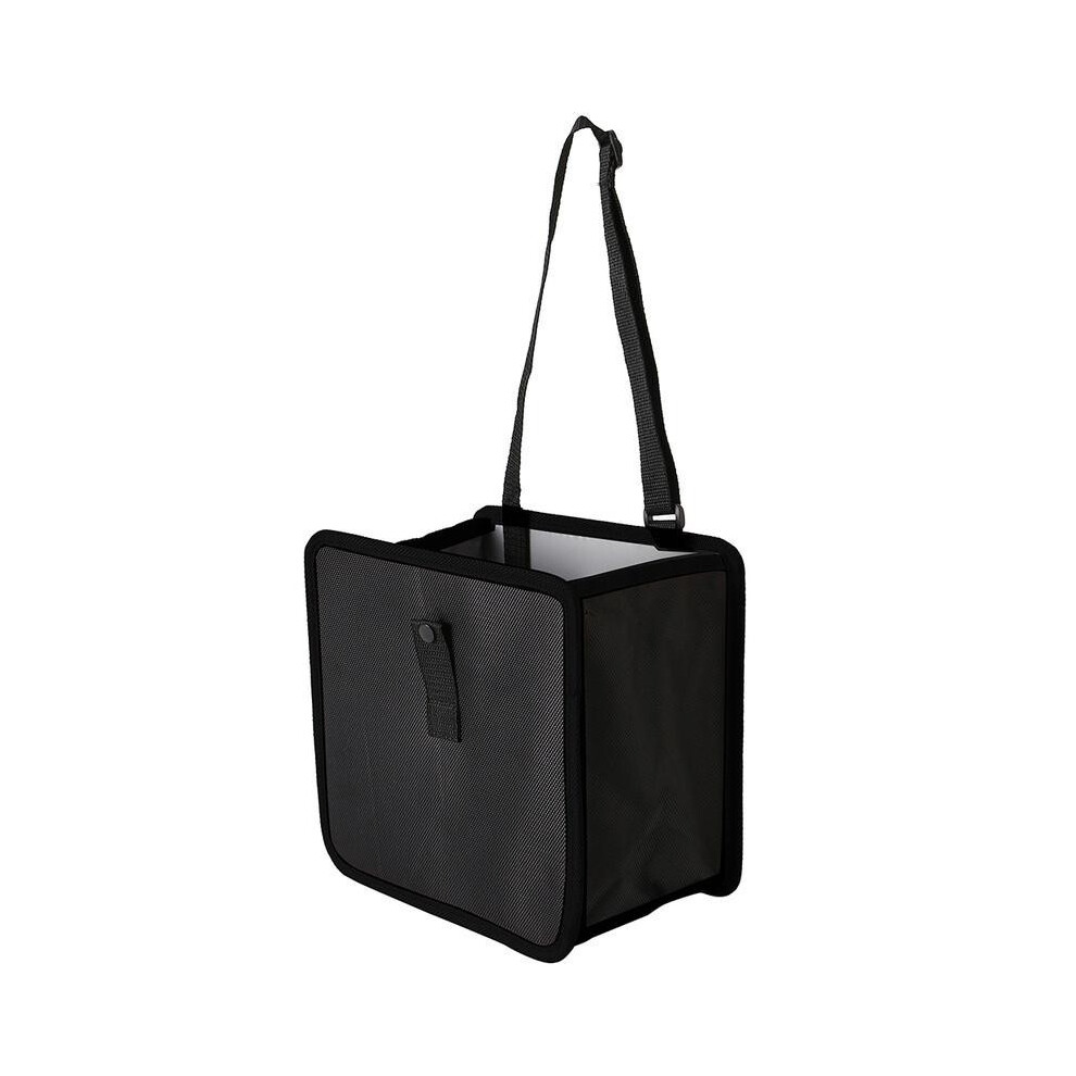 (Black) Bin Rubbish Car Waterproof Foldable Auto Trash Bag Garbage Litter Container