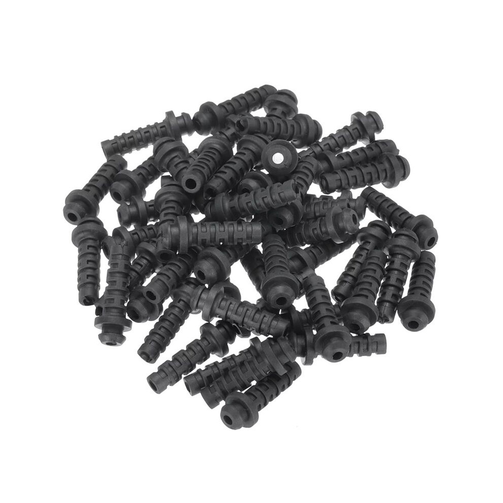 50Pcs 4Mm Strain Relief Cord Connector Cable Bushing Boot Sleeve For Electric Cable Cord Insulation Protection 4712443546637