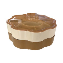 Caja de Lujo Multiusos de Doble Capa para Guardar Bocadillos, Frutas Secas Chinas, Mesa de Café, Caja de Dulces de Alta Calidad, B