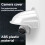 Capa de Chuva para Câmeras Dome - Teto Resistente Às Intempéries com Amplo Espaço Interno B 2
