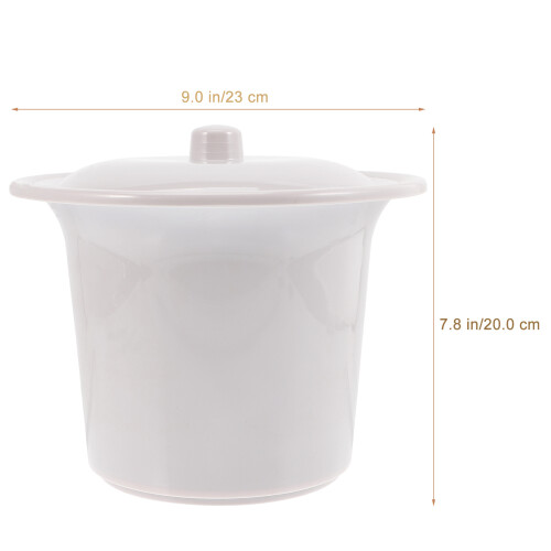 -Urinal Kunststoff, Tragbar, Grau, Mit Abdeckung 1