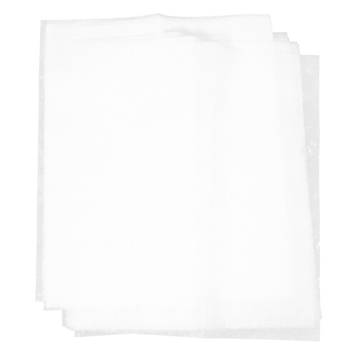 80Sheets White Artificial Silk Hemp Flower Wrapping Paper Waterproof