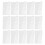 80Sheets White Artificial Silk Hemp Flower Wrapping Paper Waterproof 2