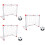 3Sets Langlebiges Fußballnetz Bunt Für Training Und Spiele 7