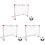 3Sets Langlebiges Fußballnetz Bunt Für Training Und Spiele 2