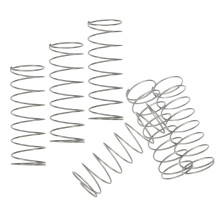 12Pièces Ensemble Ressorts Bouton Trompette Accessoires Argent Inox