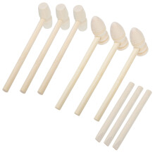 18Pièces Maillets En Bois Khaki Pour Enfants Jouets D'apprentissage