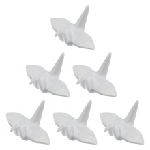 30Pcs White Ceramic Chopsticks Rests Japanese Crane Fork Spoon Holder