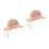 2Pièces Chapeau Rose Bébé Protection Solaire Style 8