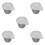 5Pièces De Fusion En Nickel Gris Pour Expériences Chimiques 7