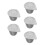 5Pièces De Fusion En Nickel Gris Pour Expériences Chimiques 8