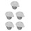 5Pièces De Fusion En Nickel Gris Pour Expériences Chimiques 4