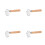 4Pièces Rouleaux Joint Papier Peint Bois Multi Usage Mur Lisse 4