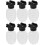 6Ensembles Bouteilles De Rangement ABS Pe Couleur Assortie Pour Perles 7