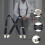 2Pièces Larges X Pour Pantalons Hommes 4 Clips 10
