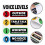 2Ensembles Affiches Niveau Classe Polyvalentes Couleurs Vives 10