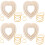 4Ensembles Outils Compact Bois Pour Découpe Macramé Kaki 6