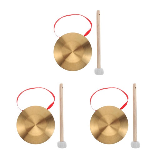 3Ensembles Ensemble Mini Gong Tambourine Percussion Pour Enfants 1