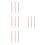 12Pièces Crayon Microblading Waterproof Texture Dure Couleur 7