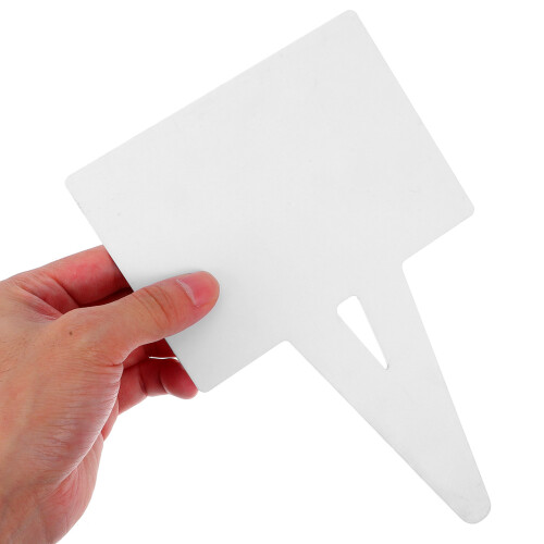 2Pièces Supports De Prix Réutilisables En Blancs 2