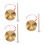 3Ensembles Ensemble Mini Gong Tambourine Percussion Pour Enfants 5