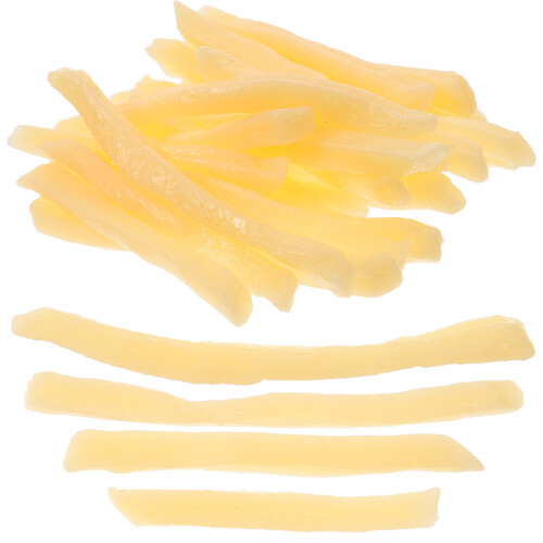 120Pièces Frites Imitation PVC Élément Décoratif Réaliste 1