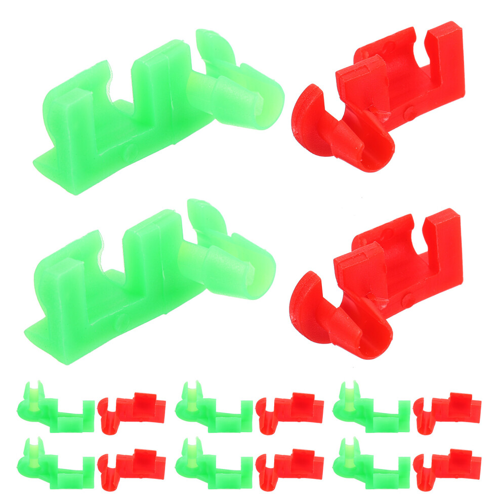 100Pcs Plastic Tailgate Handle Rod Clip Set For Car Door Lock Retainer 3331997385939