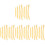 120Pièces Frites Imitation PVC Élément Décoratif Réaliste 4
