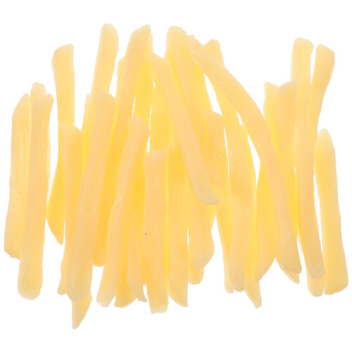 120Pièces Frites Imitation PVC Élément Décoratif Réaliste 2
