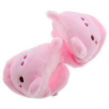 5Paires Pantoufles Peluche Accessoires Pour Jeu Hivernal