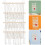 3Pièces Rangement Mural Beige En Bois Pour Jouets 9