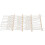 3Pièces Rangement Mural Beige En Bois Pour Jouets 2