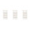 3Pièces Rangement Mural Beige En Bois Pour Jouets 5