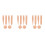 6Ensembles Ponçage Main Bois Kaki Pour Travail Bois Confortable 10
