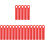 20Pcs Durable Red Rubber Cue Holders for Pool Cue Wall Hanging Display 4
