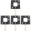 4Pcs Handheld Wood Nature Exploration Finder Guide Frame for Children 4