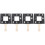 4Pcs Handheld Wood Nature Exploration Finder Guide Frame for Children 6