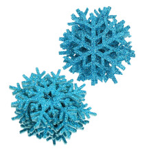 40Pcs Blue Cloth Snowflake Patches Sew on for Clothes Repair & DIY