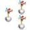 3Pcs Multi Crystal Tree Fengshui Paperweight Car Interior Table Decor 6