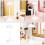 White Flexible Plastic Wig Stand for Retail Display and Storage 7