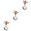 3Pcs Multi Crystal Tree Fengshui Paperweight Car Interior Table Decor 5