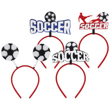 16Pcs Mixed Color Soccer Headbands Sports Competition Cheer Hairbands