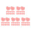 150Pièces Bouchons Oreilles Silicone Rose Multisports Natation 10