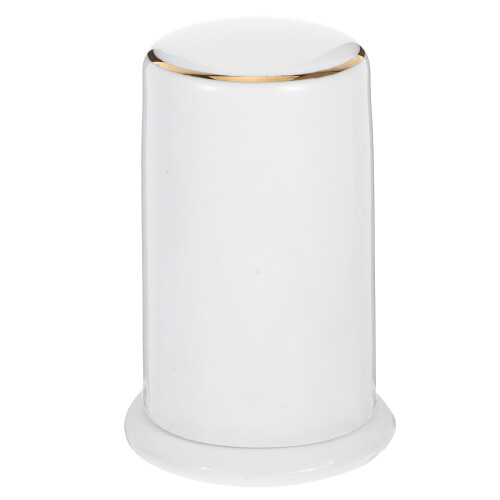 5Pcs Ceramic Toothpick Dispenser White Household Storage Box