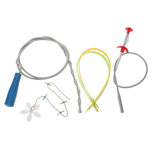 12 Pcs Sewer Dredging Device Sink Cleaning Kit Long Strips For Kitchen